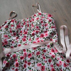 Ruby Rox Roses Dress Size XS 0 Pink Cute Lolita Lace Bow A-Line